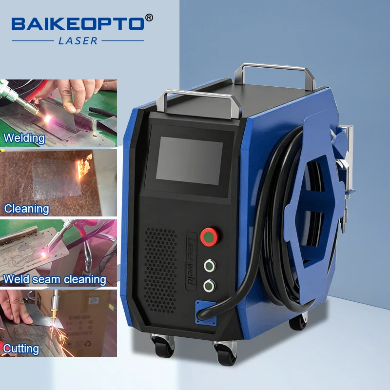 New Handheld Fiber Laser Welding Machine Air-Cooled Portable with Cutting Cleaning Welding Annealing for Metal