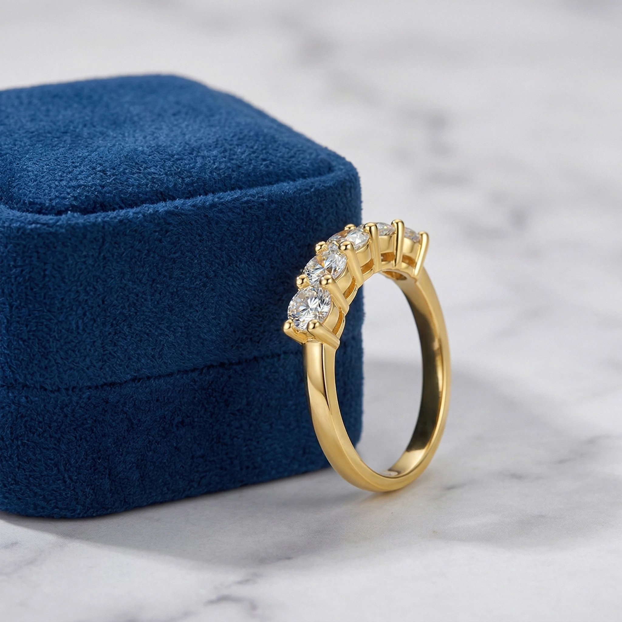 Cincin Moissanite Bulat 2 Kara - Moissanite Engagement Ring 2 Carat D Vvs1 ulasan dan harga