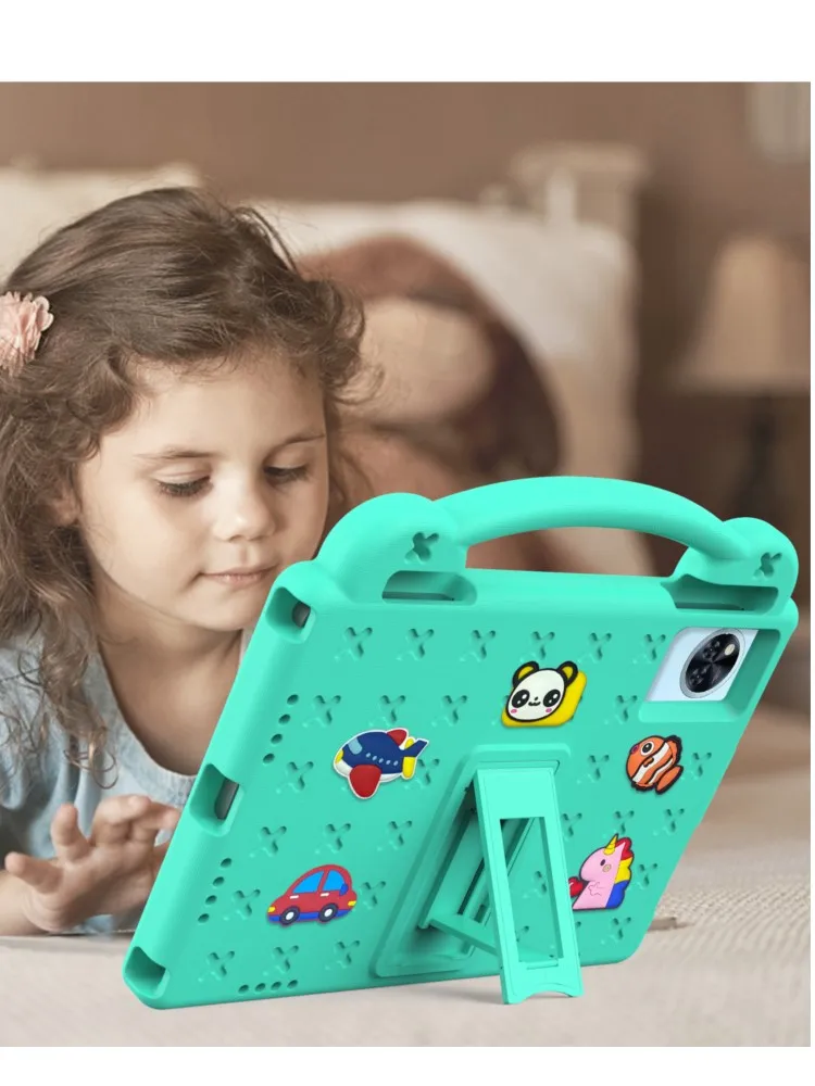 EVA Kids Cute Case Universal For Doogee Tab G6 Plus U11 Pro 2025 11\" Wbudowana podpórka DIY Capa Cover z przenośnym uchwytem na rękę — zdjęcie produktu 7