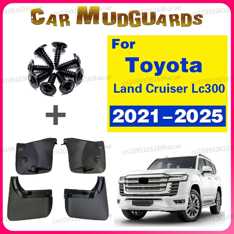 

Автомобильное брызговик для Toyota Land Cruiser Lc300 2021-2025 2023, брызговик на крыло, пластиковые аксессуары для защиты автозапчастей