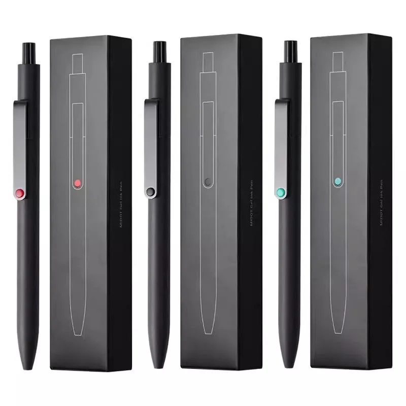 KACO MIDOT Gel Ink Pens 0.5mm Black Ink Quick Drying and Large Capacity Metal Pen Clip Design Premium Elegant Signature Pen