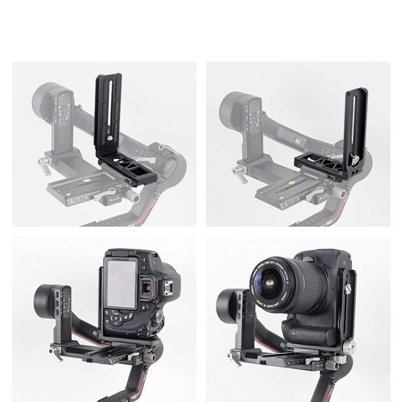 

L-Shaped Quick Assembly Board For Dji Rs3/Rs2/Rsc2 Vertical Shooter Stabilizer Micro Slr Camera