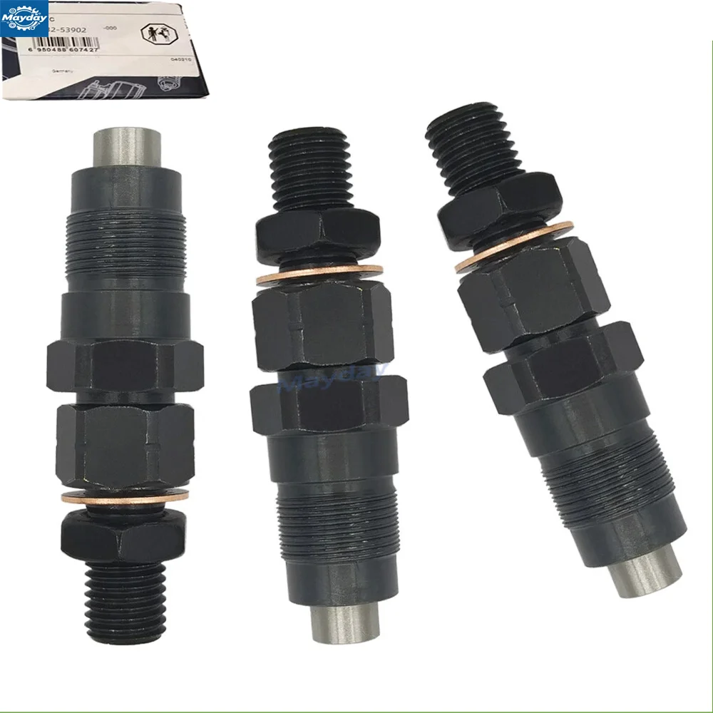 3 Pieces New Fuel Injectors For Kubot-a D905 D1005 D1105 V1205 V1305 V1505 16032-53902 16032-53000