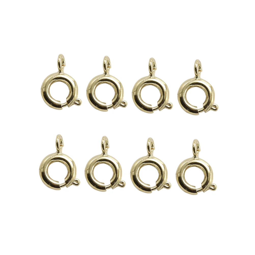

20 Pcs Spring Clasps Alloy Jewelry Making Clasps for Necklace Bracelet Craft Findings Gifts Repair Projects