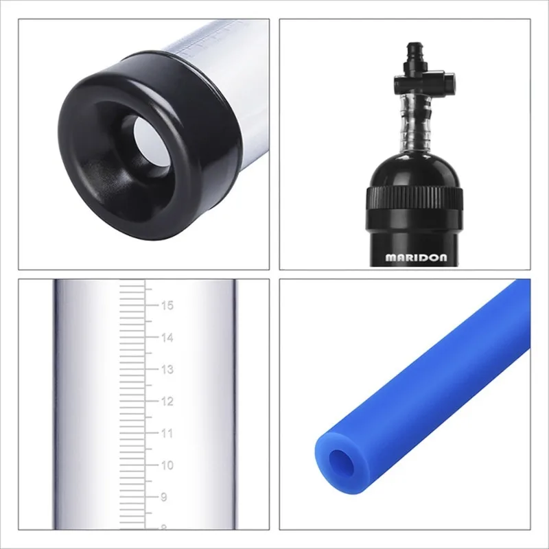 Penis Vacuum Pump Male Penile Erection Penis Enlargement Trainer Genital Stimulation Masturbation Extender Adult Sex Toys 18+ - view 3