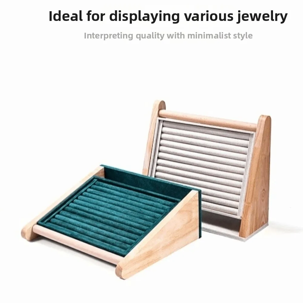 Large Capacity Jewelry Display Rack Multi-Tier High-end Necklace Ring Holder Luxury Jewelry Display Stand Boutique Showcase