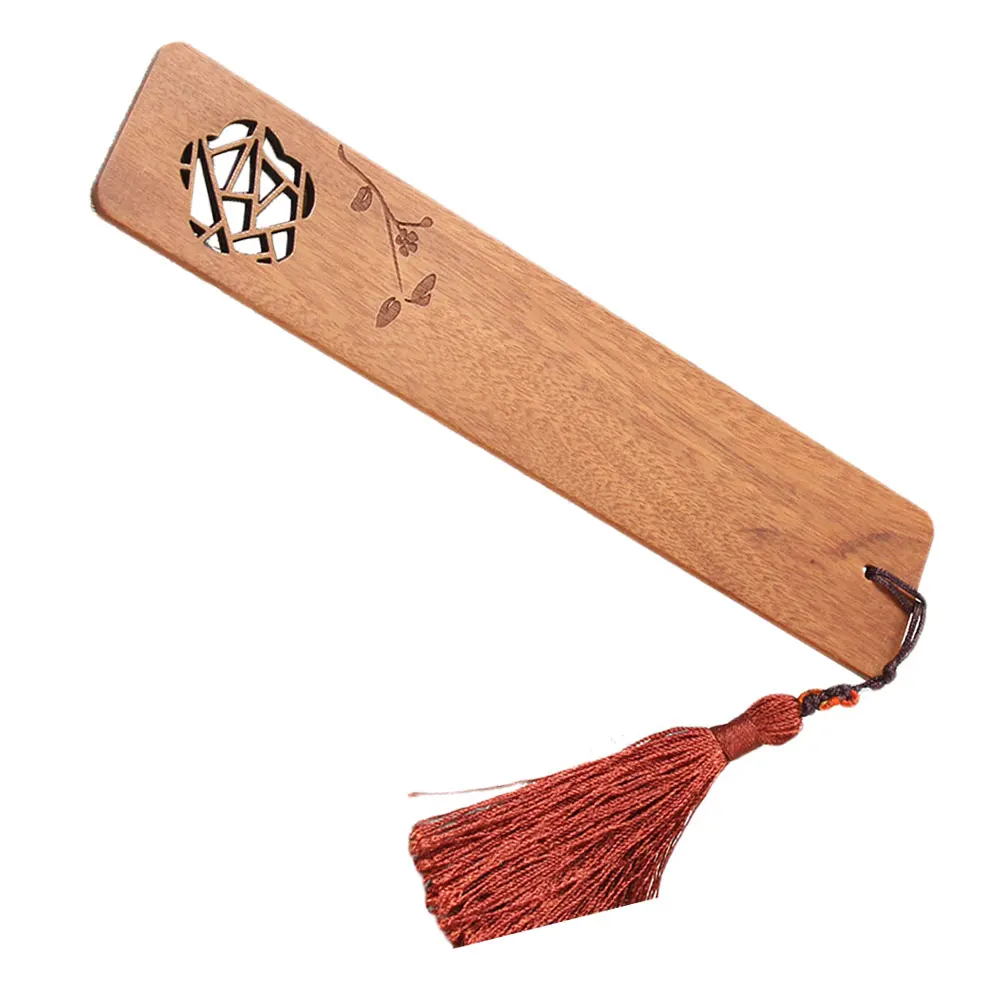 

Wooden Bookmark Set Brown Chinese Style Bookmarks Creative Souvenir Graduation Gift Student Supplies