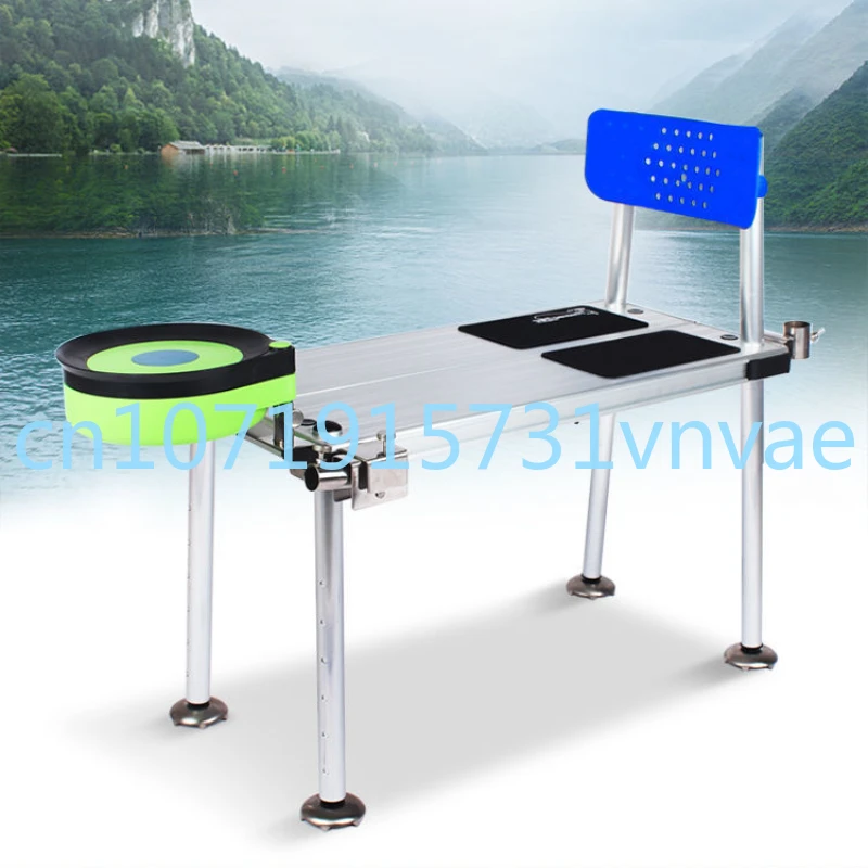 Fishing Table New Foldable Aluminum Alloy Ultra Light Mini-Portable Folding Small Fishing Table Stool Chair