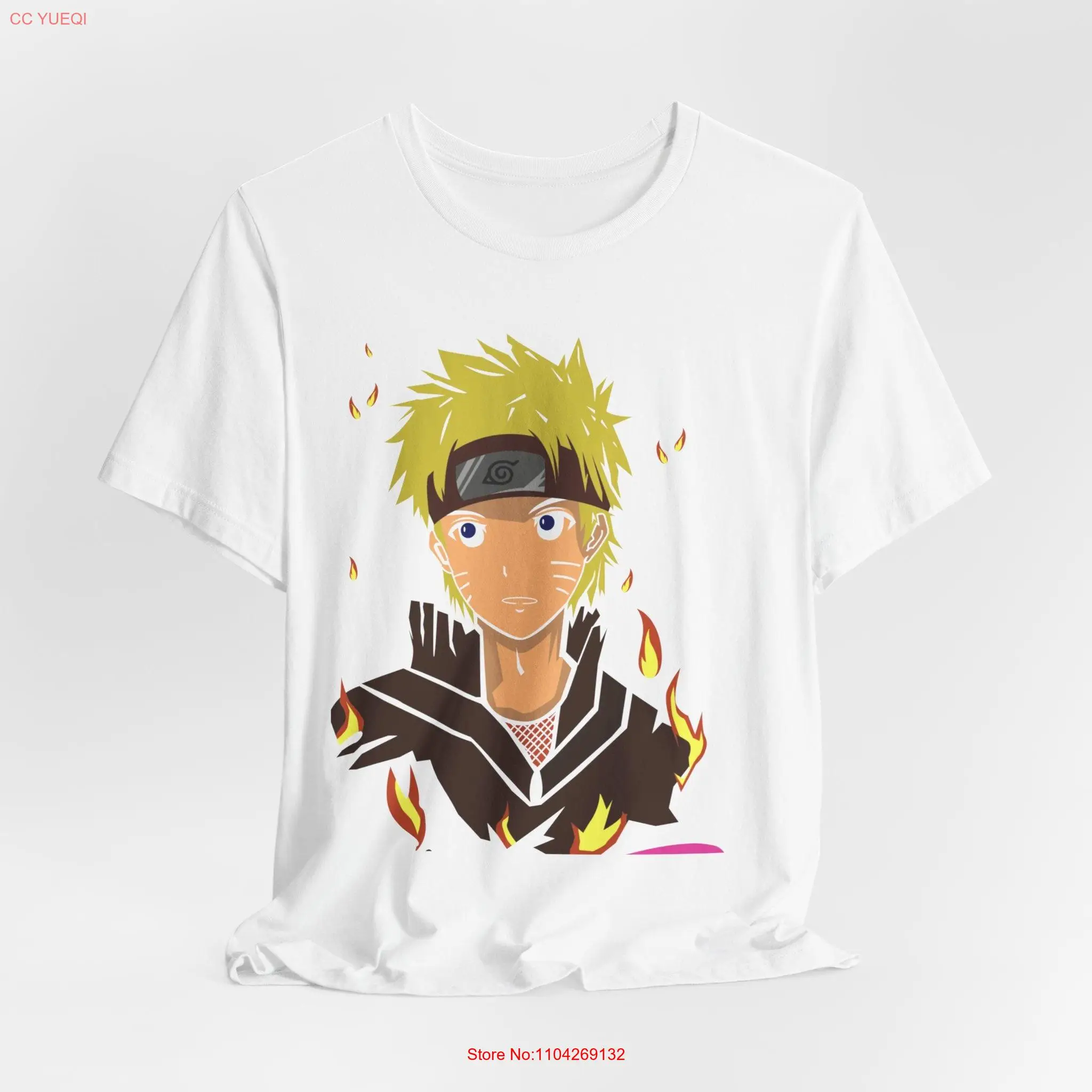 Japanese Anime T Shirt Fire Style Lover Manga Bella Canvas Jersey  long or short sleeves