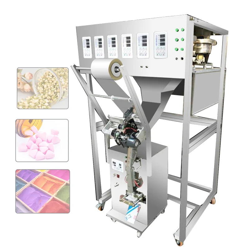 

Automatic Food Packing Machine For Granule Powder Quantitative Dried Fruits Grains Plastics Hardware Screws Accessories Tea Leav