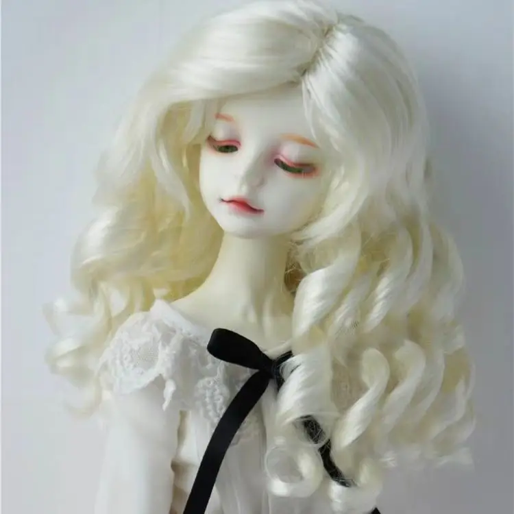 

Популярный модный длинный вьющийся парик BJD для YOSD MSD SD Blythe Hair 1/6 1/4 1/3 Мягкие синтетические мохеровые парики для кукол