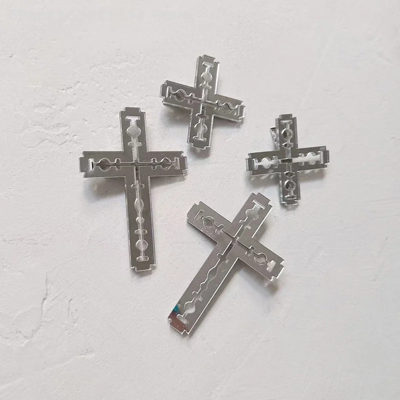 

Y2K Cross Blade Hair Clips Acrylic Duckbill Barrettes Harajuku Edge Clip Women Girls Party Headdress