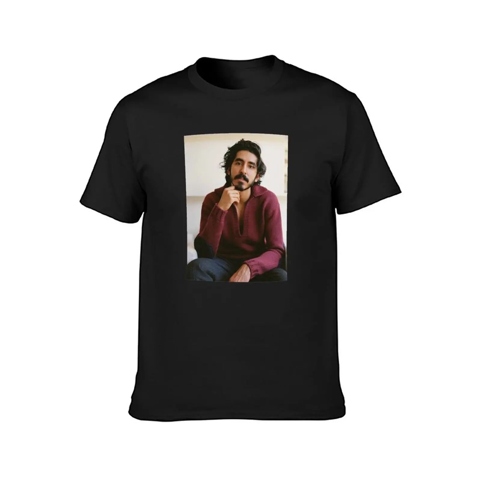 Dev Patel T-Shirt vintage Short sleeve tee for a boy graphics t shirts for men cotton