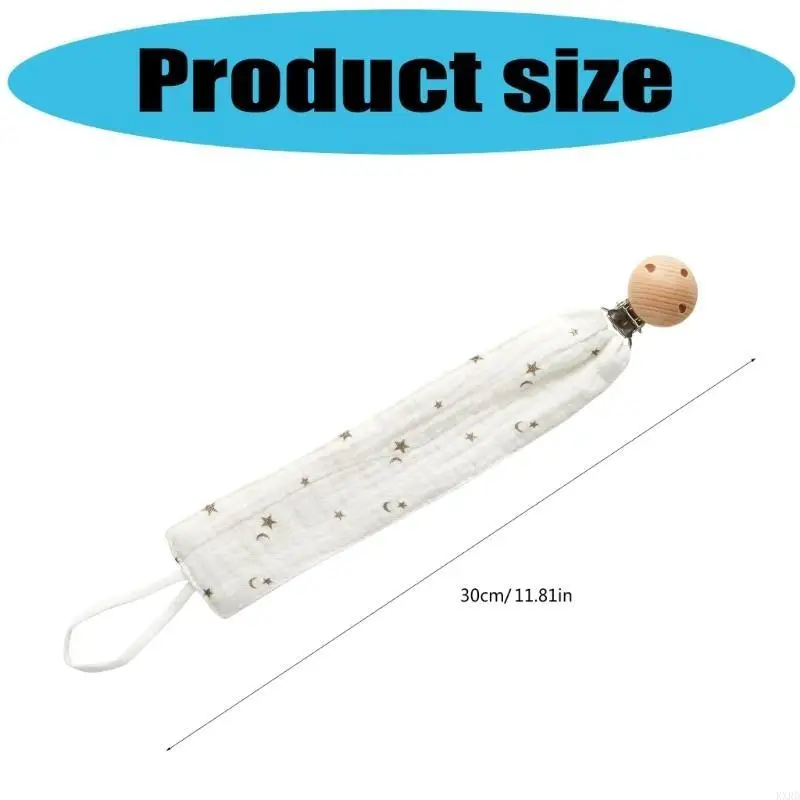 

Newborns Pacifier Clip Chain for Baby Safe Infant Toddler Soother Holder Rope Prevent Loss and Contamination