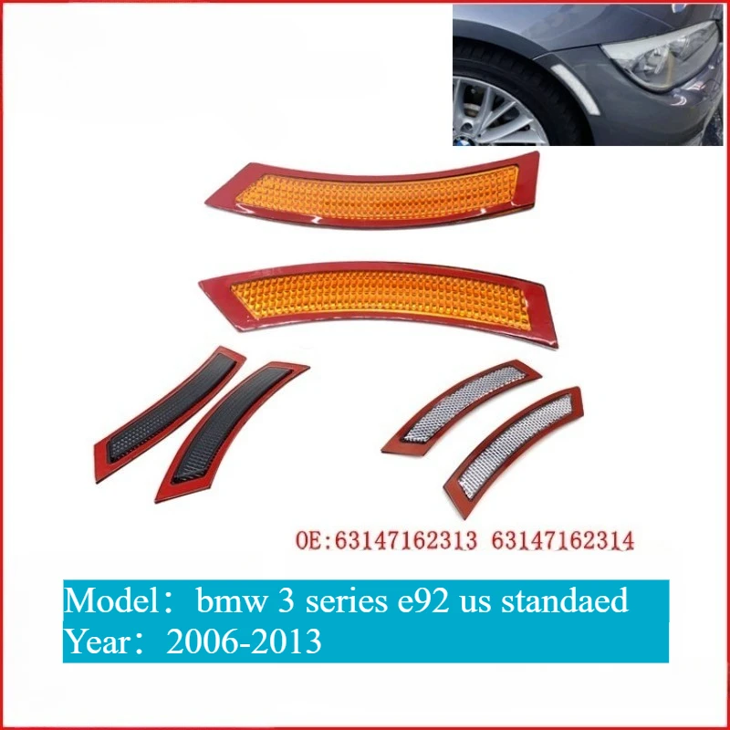 

For BMW 3 Series E92 E93 Model 2006 2013 Front Bumper Side Marker Light Corner Lamp Turn Signal Warning Light Replacement Parts
