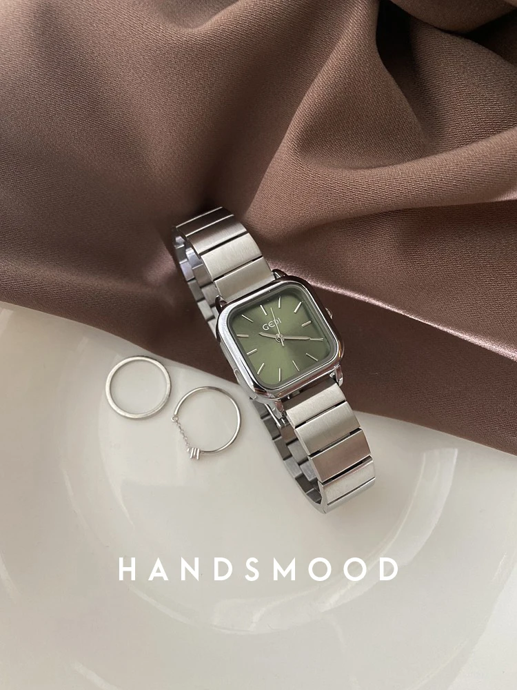 

Korean fashion simple retro square watch for women high-end luxury temperament women's watch fashion quartz watch female gift