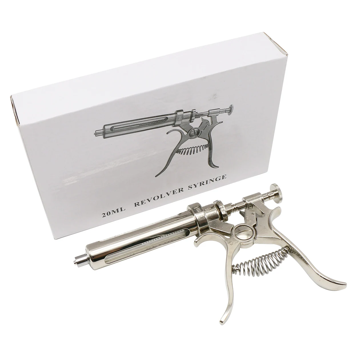

1 Set 10/20/30/50ml Automatic Syringe Veterinary Continuous Injector Vaccine Injection Metal Livestock Animal Pig Bull Sheep