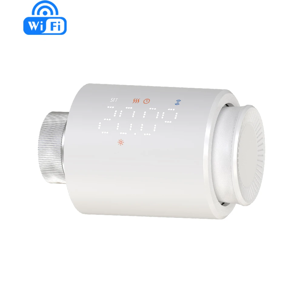Slimme Wifi/Zigbee Trv Thermostaat Tuya Radiator Thermostatische Klep Programmeerbare Controller Actuator Alexa Google Voice Control