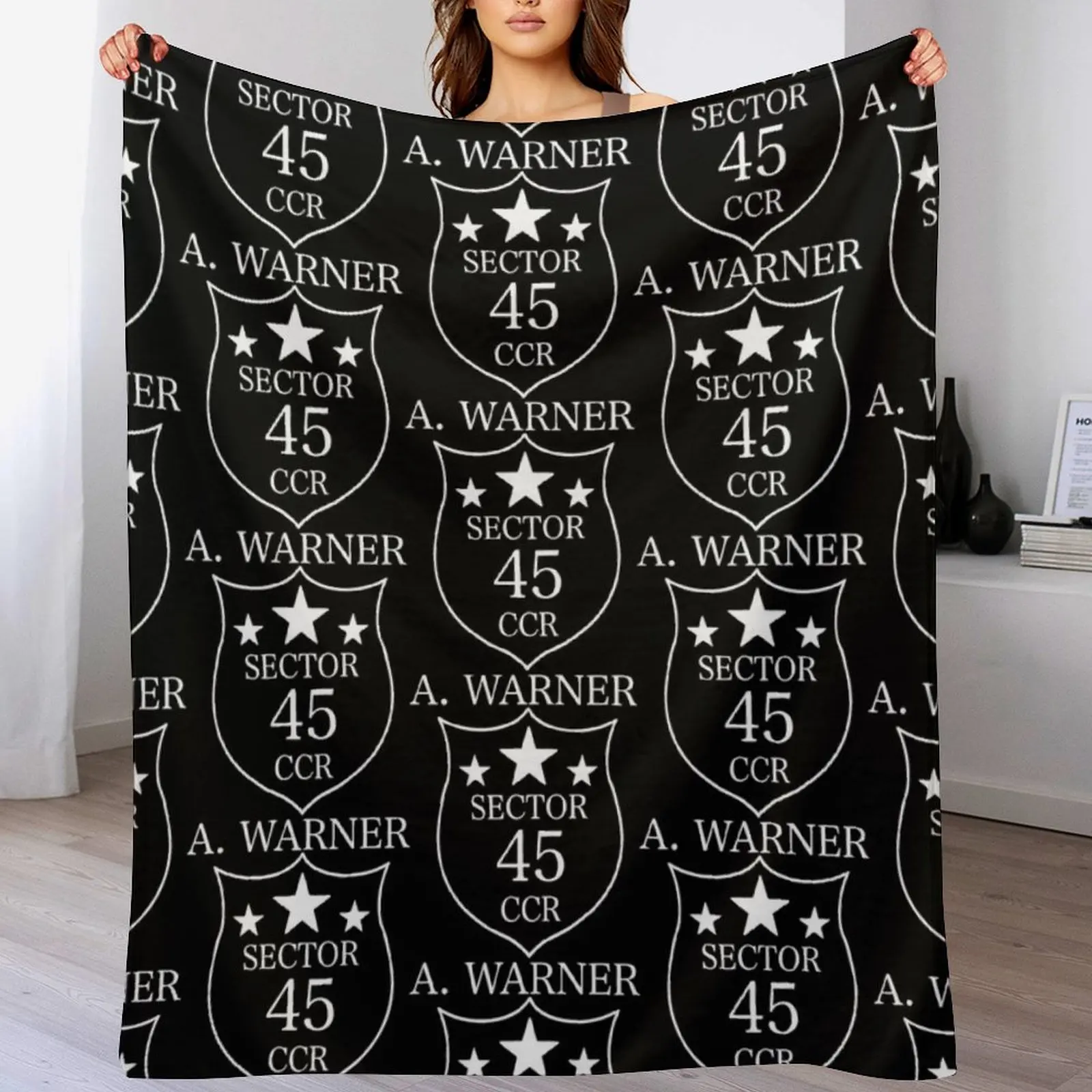 

Aaron Warner Sector 45 ccr Throw Blanket anime Cute Plaid Retros Bed Blankets