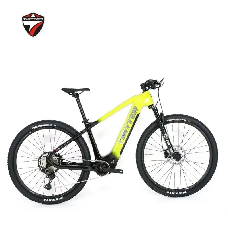 TWITTER EM8 NX-11S  Octagonal central motor M510-48V13A 250W Carbon fiber electric assisted mountain bicycles e bike 27.5/29inch