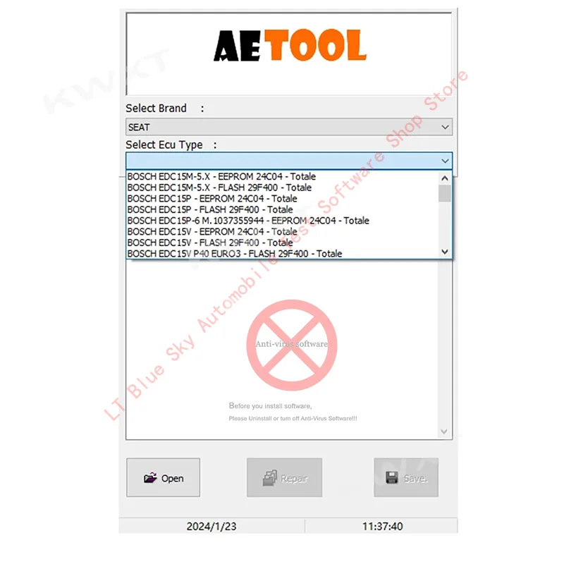 Nieuwste Aetool Immo Remover V1.3 Aetool Immo Eeprom Off Software Virginize Ecu Dump Decode Ecu Berekenen Pin Virgin/Immo Remove