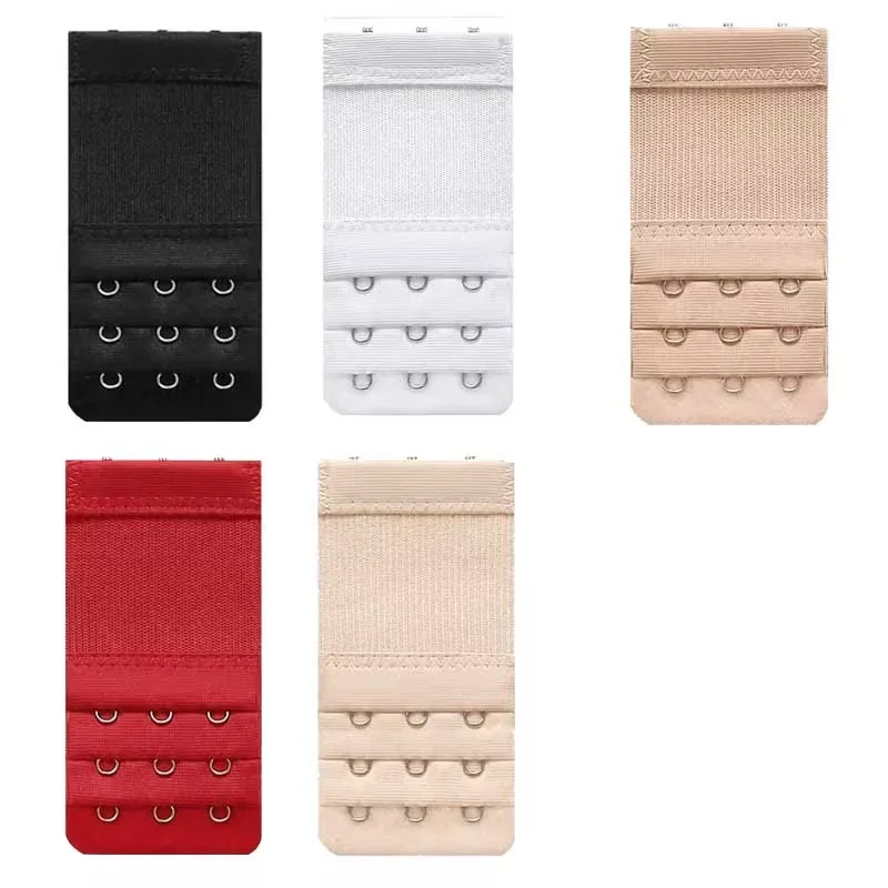 5 extensions de soutien-gorge pour un confort toute la journée – 3 crochets réglables, beige clair et discrets pour l'allaitement, la grossesse et les peaux sensibles