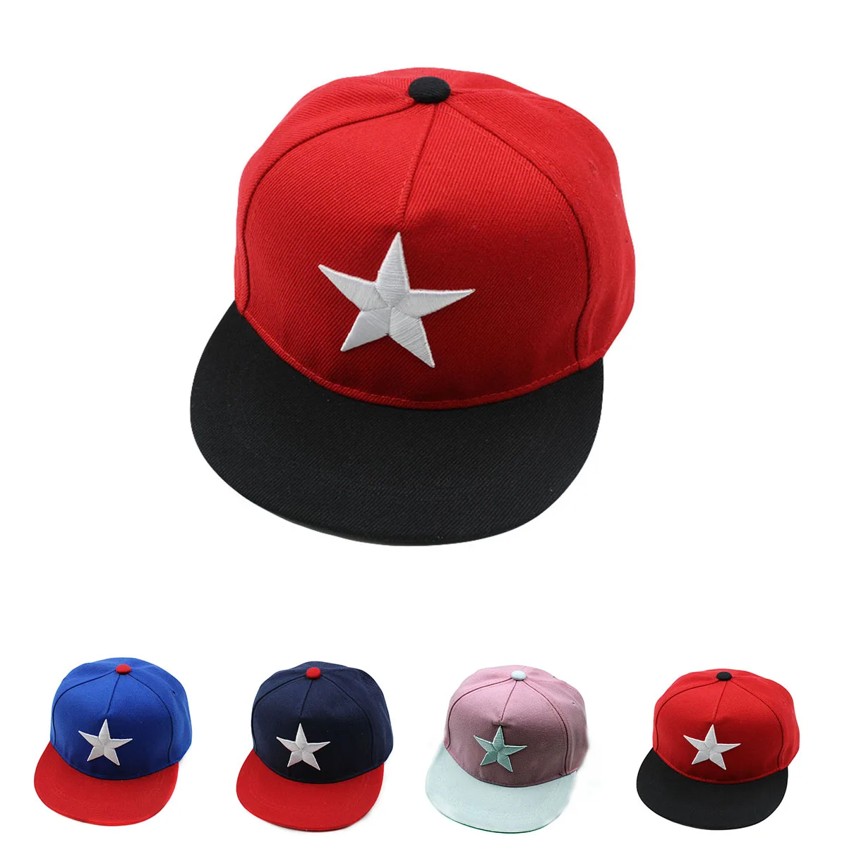 

New Kids Baseball Cap Summer Outdoor Boy Star Hats Fashion Sport Embroidery Snapback Baseball Caps Girls Children Sunscreen Hats