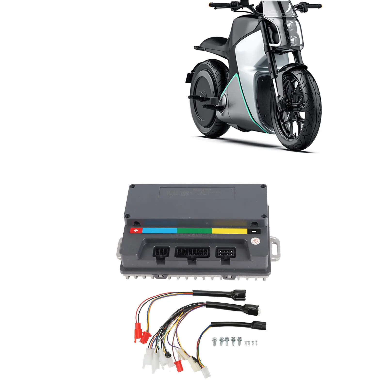 

Electric Motorcycle ECU Sine Controller IP67 Waterproof EM50SP 3960W For QS wheel hub motor QS medium drive motor