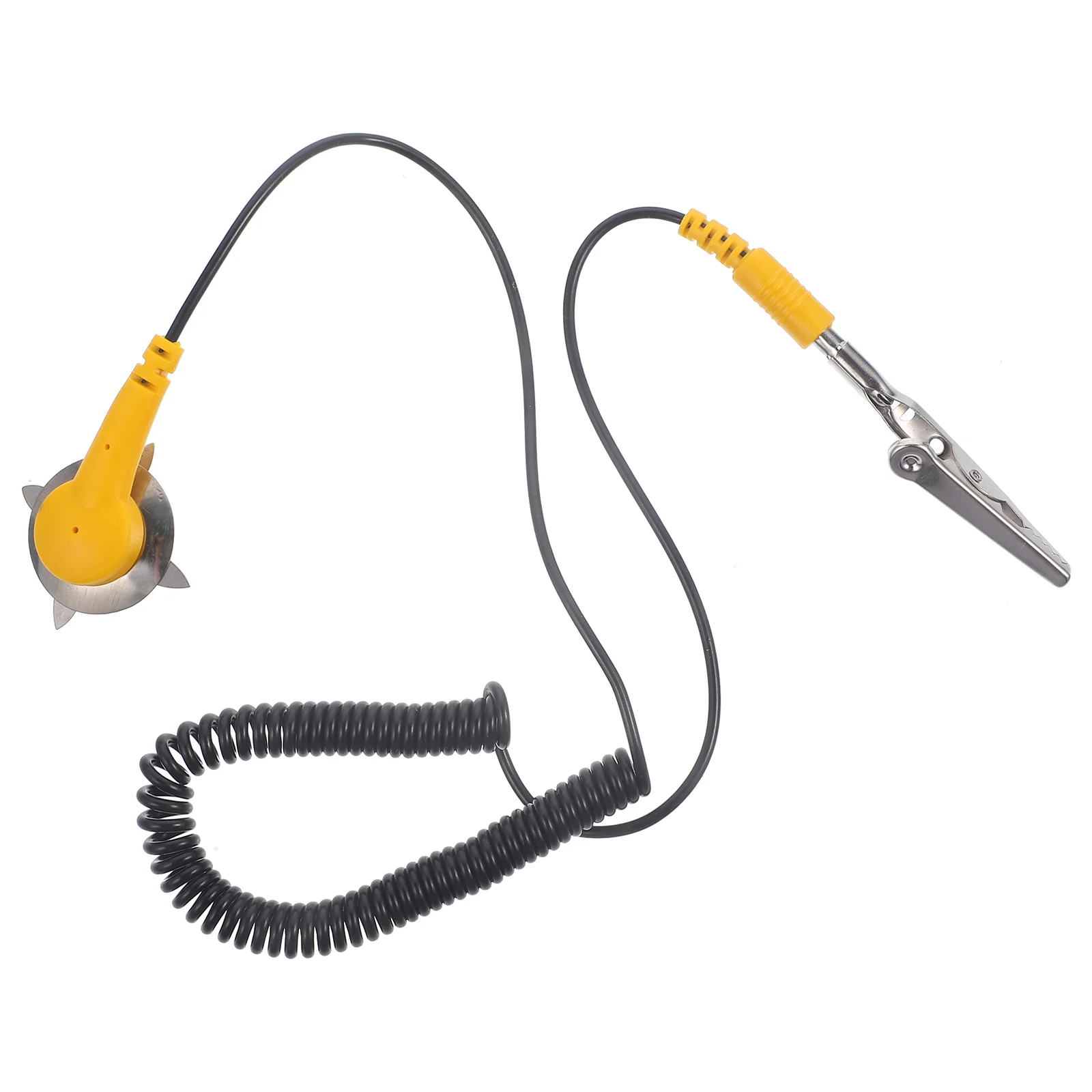 Pulseira antiestática ajustável de 78 polegadas com chumbo enrolado de 98 polegadas para kit de aterramento de proteção Esd para reparo eletrônico