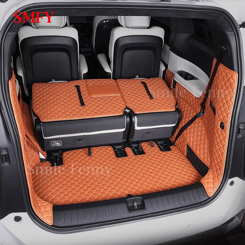 For Trumpchi GAC GM8 M8 2023 2024 Accessories Car trunk Mats Cargo LIner Anti-dirty Protector Rear Tailbox Carpet Cover Pads