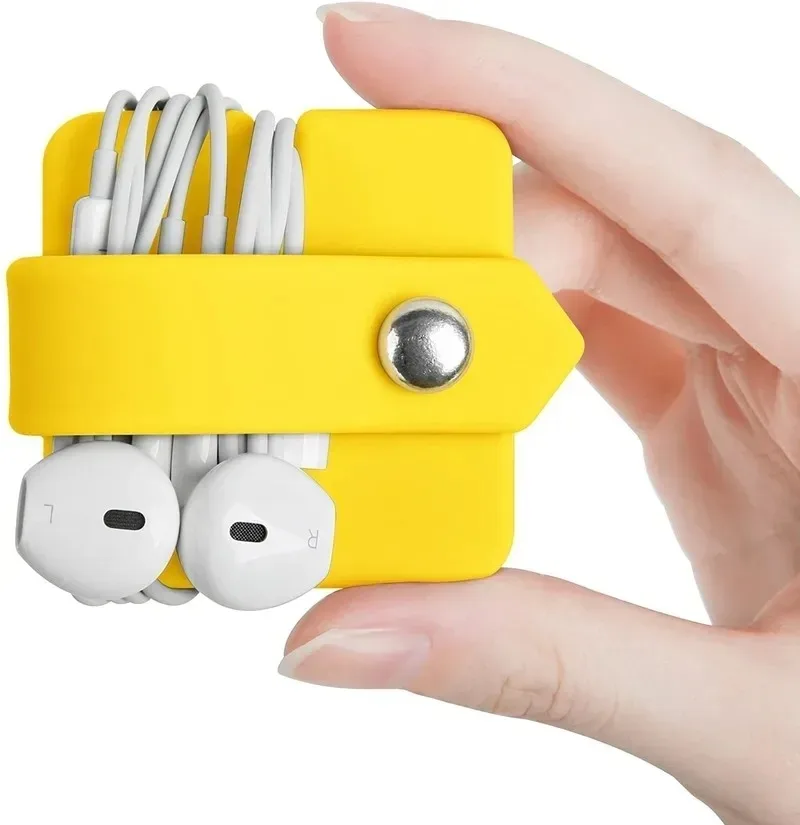 Datenkabel-Organizer, Ohrhörer-Halter, Kopfhörer-Verpackung, Kopfhörer-Organizer, Headset-Kopfhörer-Aufwicklung, Kabel-Manager, Kabelwickler – Detail 10