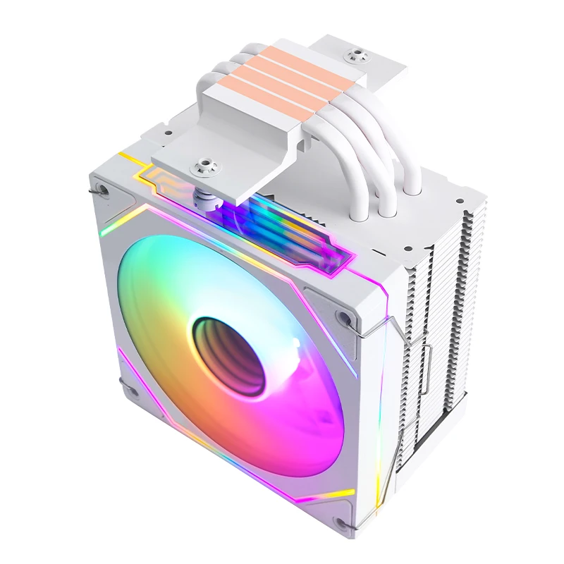 120 مللي متر 4 أنابيب الحرارة التبريد الصامت RGB مروحة وحدة المعالجة المركزية برودة متوافق إنتل LGA115x 1200 1700 18xx i5 i7 xeon x79 x99 2011 2066 AM4 AM5