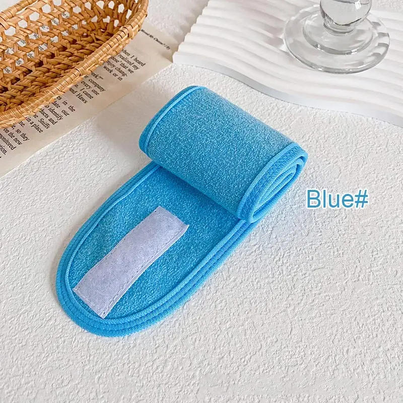 Stirnbänder zum Wickeln für Make-up, Hautpflege, Duschen, 30 Stück, Logo anpassbar, verstellbare Schal-Stirnbänder für modische Damen und Herren – Detail 17