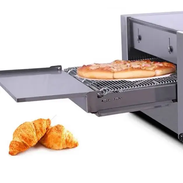 Multi-Function Fast Baking Time Electric 12 Inches Width Belt Conveyor Pizza Oven