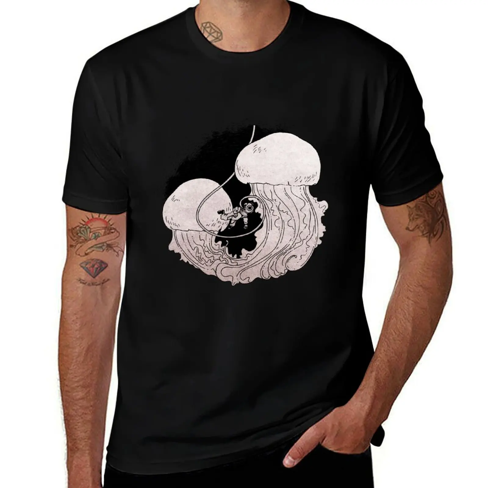 Dark Sea Panic - Meduse T-Shirt Plus Size Everyday Tee Shirt T-Shirt