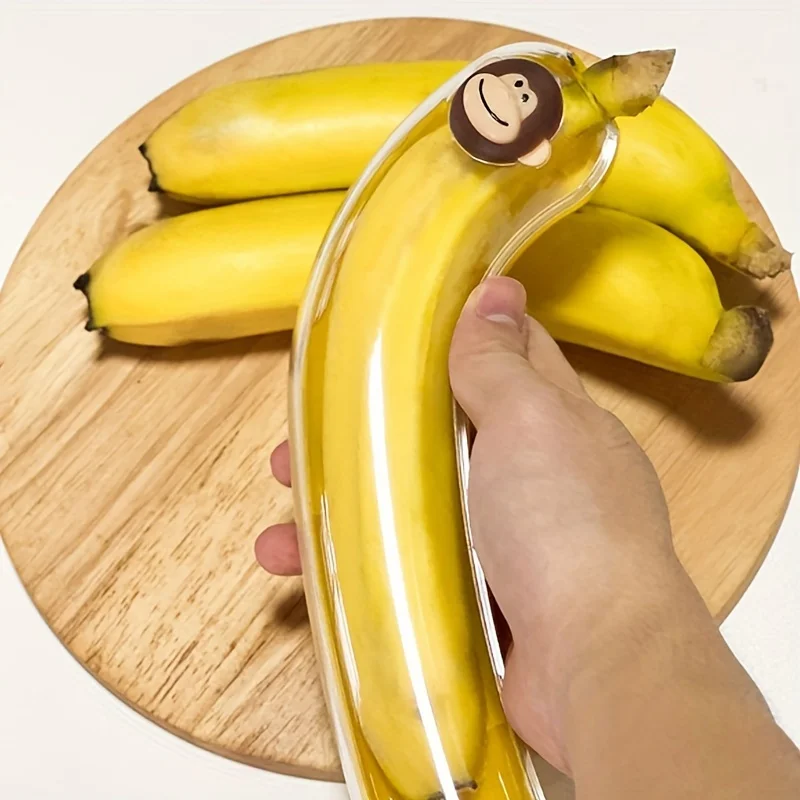 Banana preservation box, fruit storage box, protective box, children's outdoor anti extrusion creative picnic portable