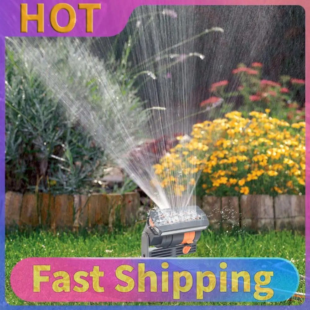 

Oscillating Sprinkler Lawn Swing Sprinkler 16 Nozzles Garden Sprayer Adjustable Flow Watering Irrigation System for Large Area