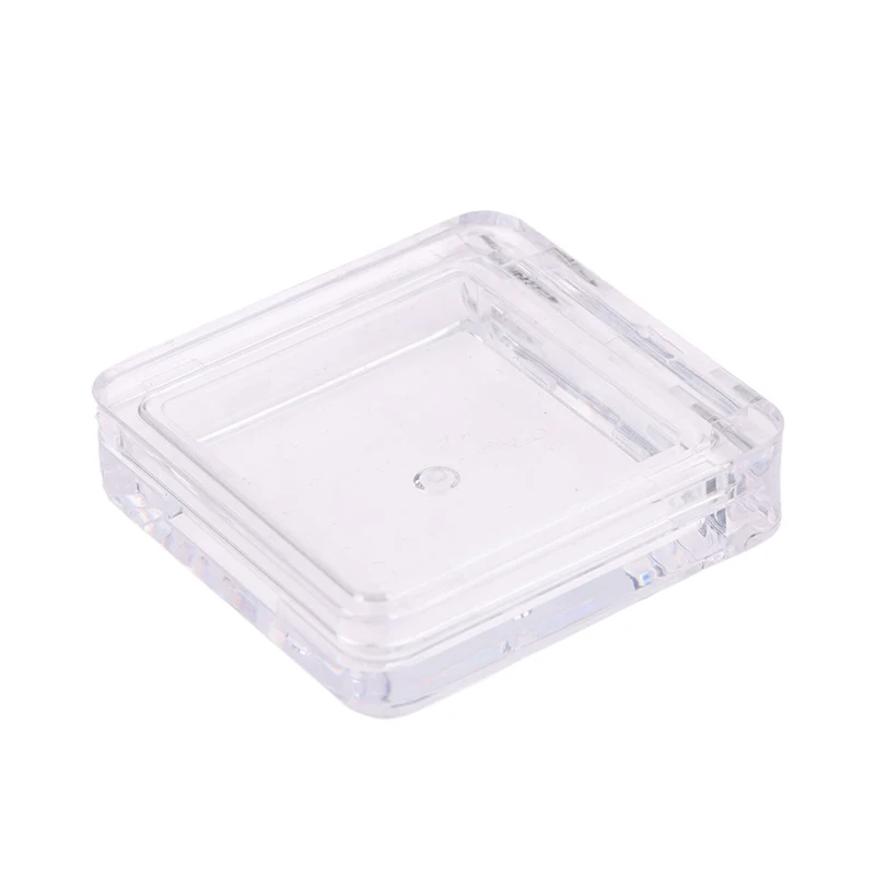 3g Mini Square Eyeshadow Powder Case With Clear Cap Plastic DIY Blush Container Makeup Tools