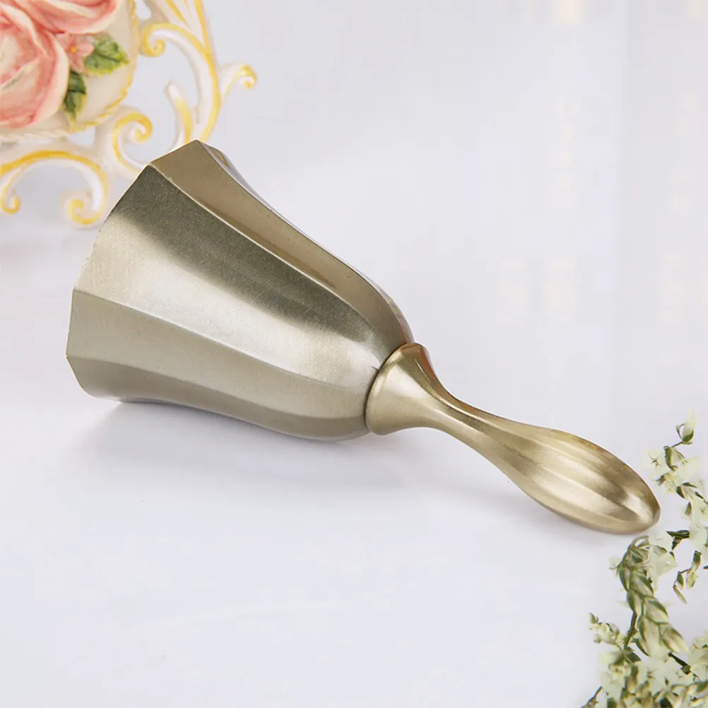 Dinner Call Bell Zinc Alloy Stable Performance Handheld Vintage Manual Restaurant Bar Service Bell Christmas Bells
