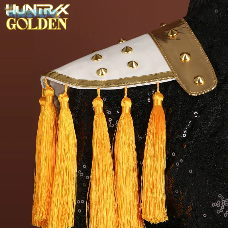 

Anime K-POP Demon Hunters Mira Cosplay Costume Coat strapless skirt necklace belt set Halloween party fashionable dress uniform