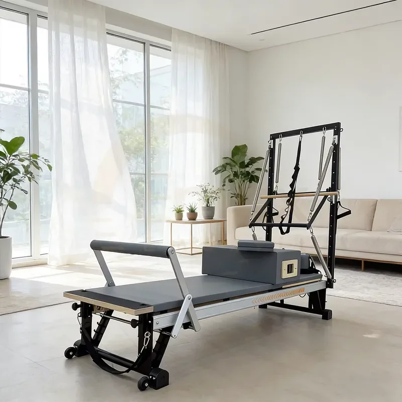 for Pilates Reformer Half Tower Precision Customizable Color Aluminum Alloy Construction for Home and Commercial Studios