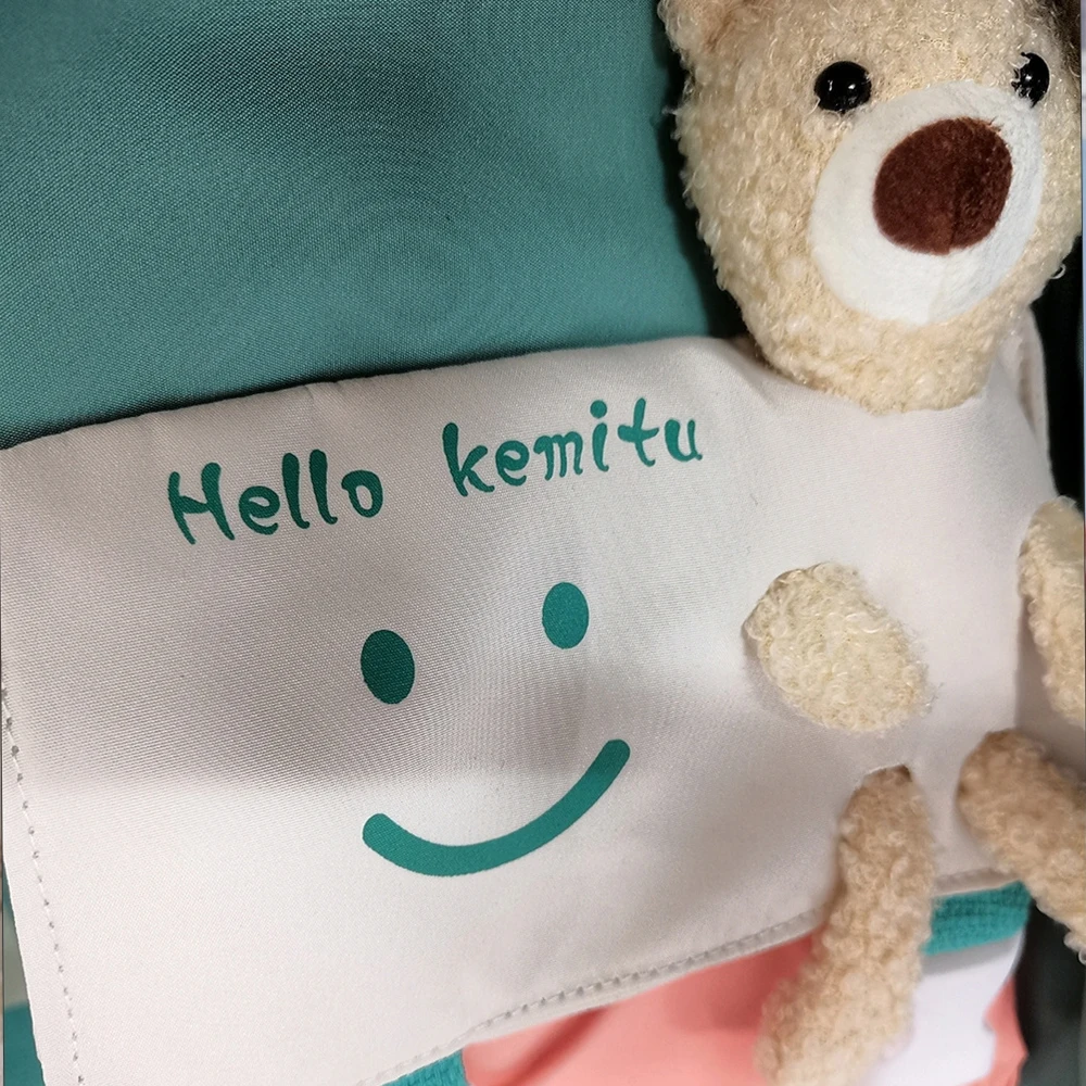 Benutzerdefinierte Little Bear Splice Rucksack personalisierte Name Mode Rucksack Kinder Cartoon Kindergarten Rucksack leichte Taschen