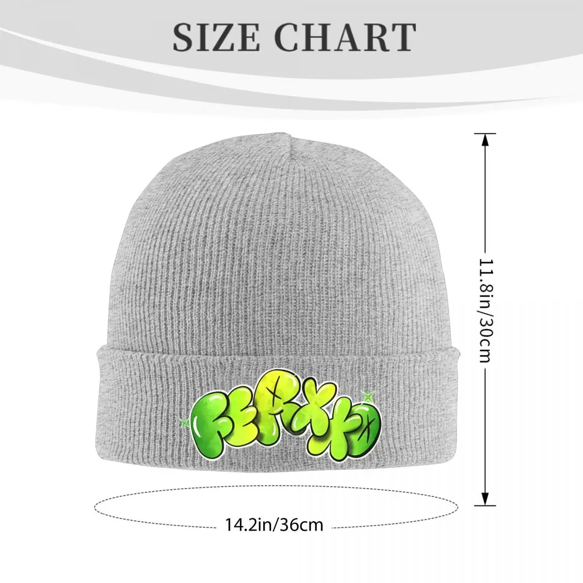 Logo Feid Knitted Hat Women's Men's Skullies Beanies Autumn Winter Hats Rapper Ferxxo 2024 Tour Casual Melon Cap