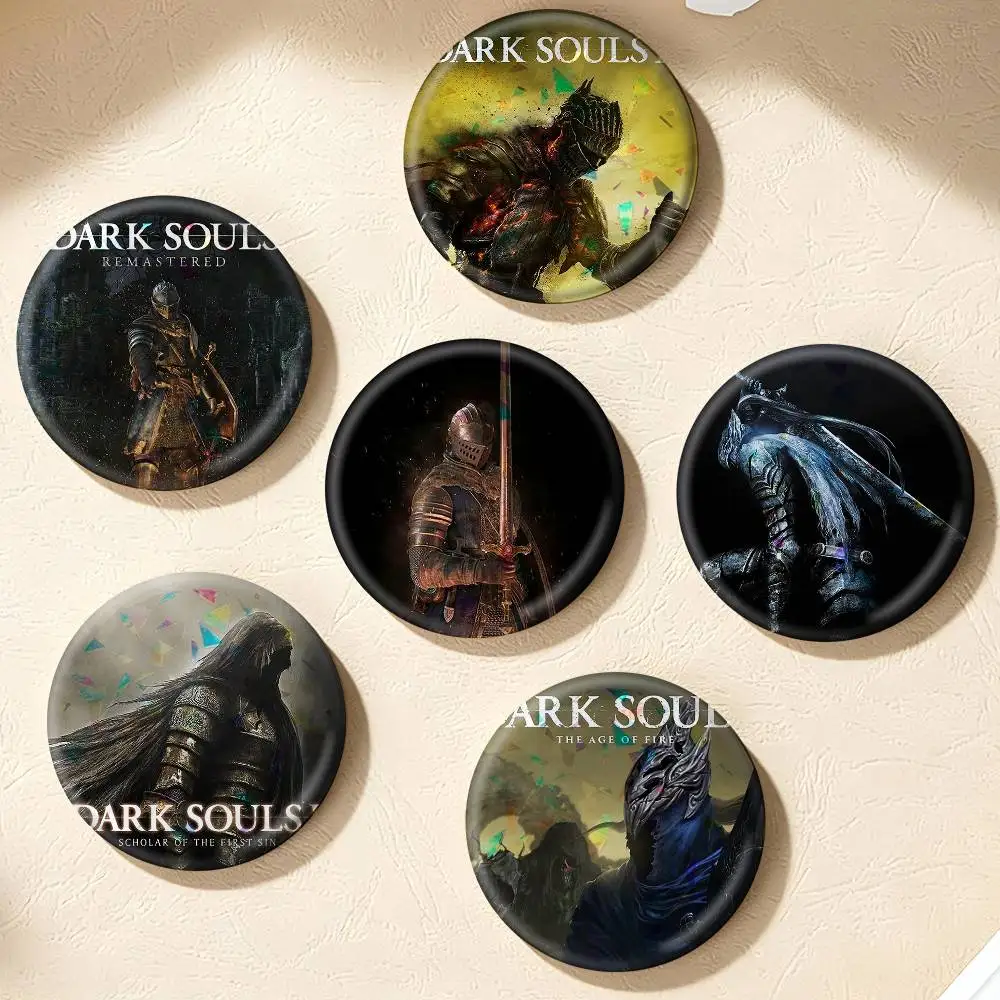 Dark Souls   75mm 44mm 25mm Accessories Toys Badge Brooch Backpack Hat Pins