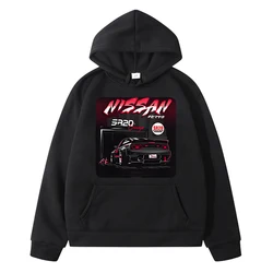 JDM Manga Print anime hoodie Autumn Fleece sweatshirt  y2k sudadera Japanese Car hoodies boys pullover jacket kids clothes girls