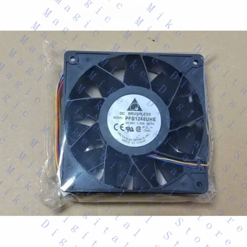 

UU 1PC for Large air Volume 48V 1.20A 4pin 120*120*38MM Cooling fan PFB1248UHE