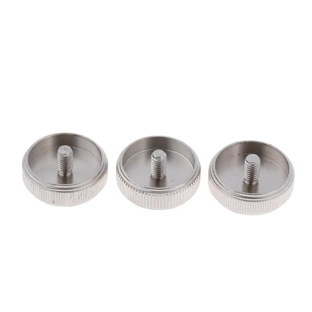 3x Smooth Line And Round Edge Brass Wind Valve Finger Buttons For Good Hand Feeling Long Service Type1