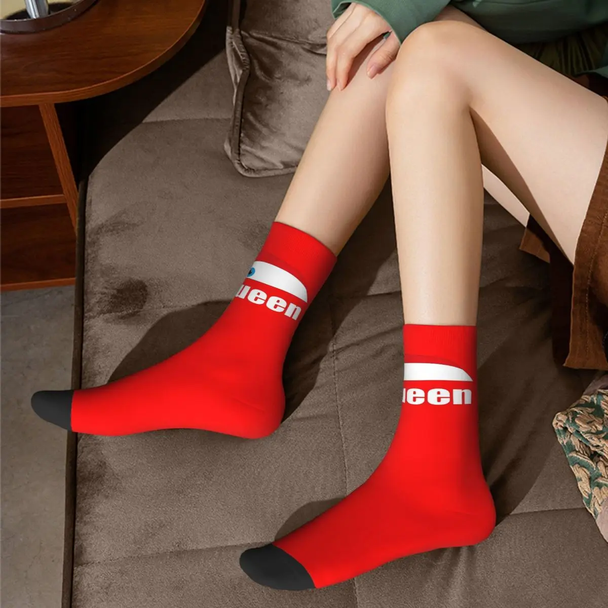 Lightning McQueen Pixar Cars Socks Men Women Funny Happy Socks High Quality Spring Summer Autumn Winter Middle Tube Socks Gift