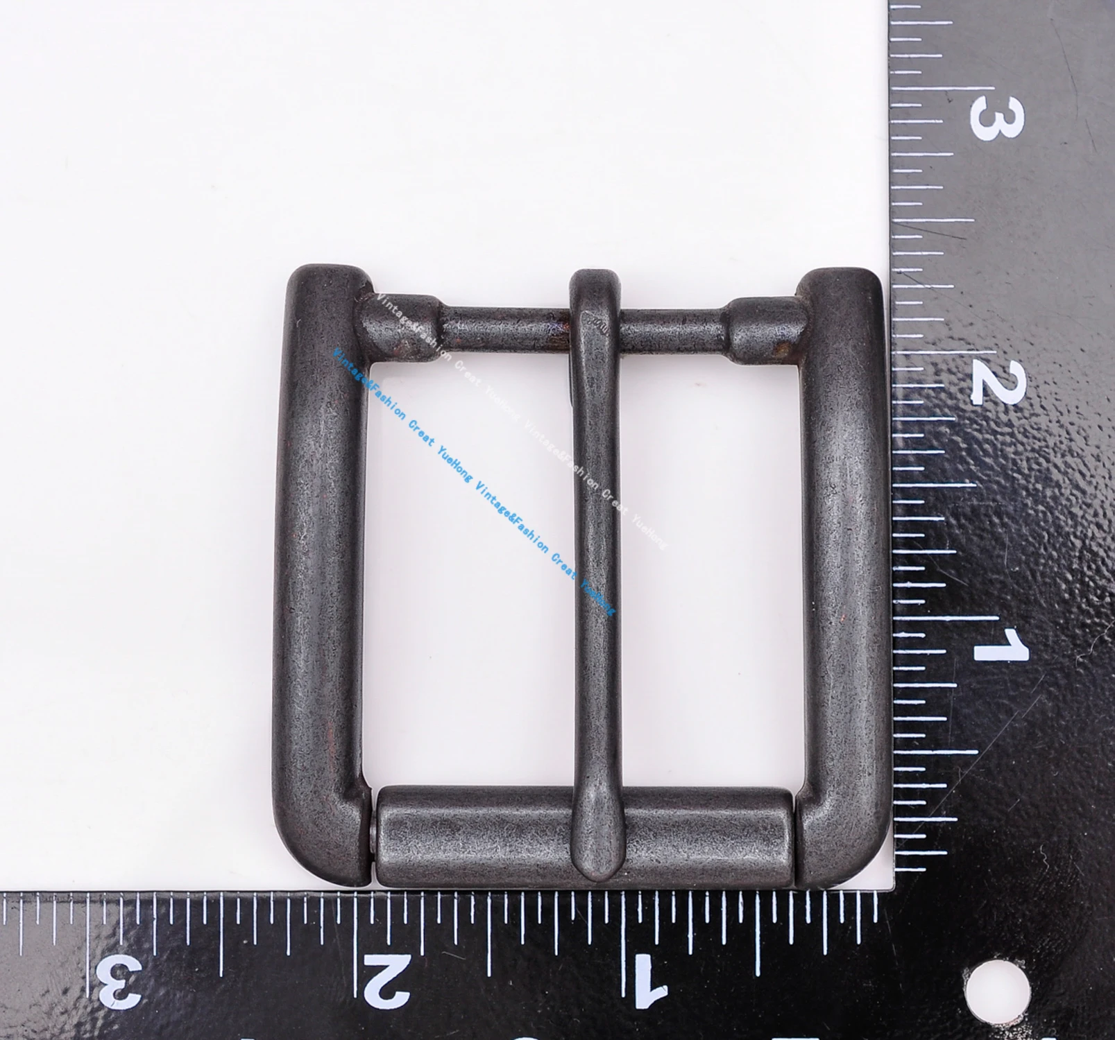 59*59MM (INNER 40 MM) Antiqued Black Quality Solid Single Prong Roller Belt Buckle Fit Belt Strap