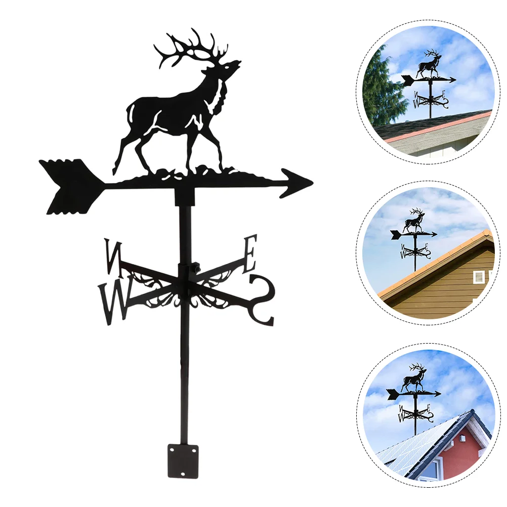 

Christmas Weathervane Decorative Yard Metal Insert Lawn Garden Decoration Craft